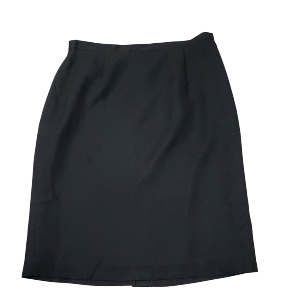 Joan Leslie Suits Black Size 16 Formal Straight Skirt